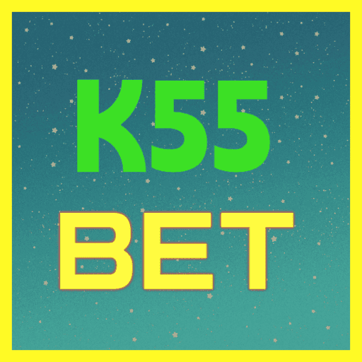 Imagem promocional da K55BET5 mostrando a plataforma e suas vantagens